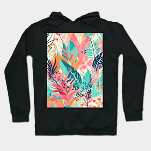 Island Breeze, Flower and Plants Design Hoodie